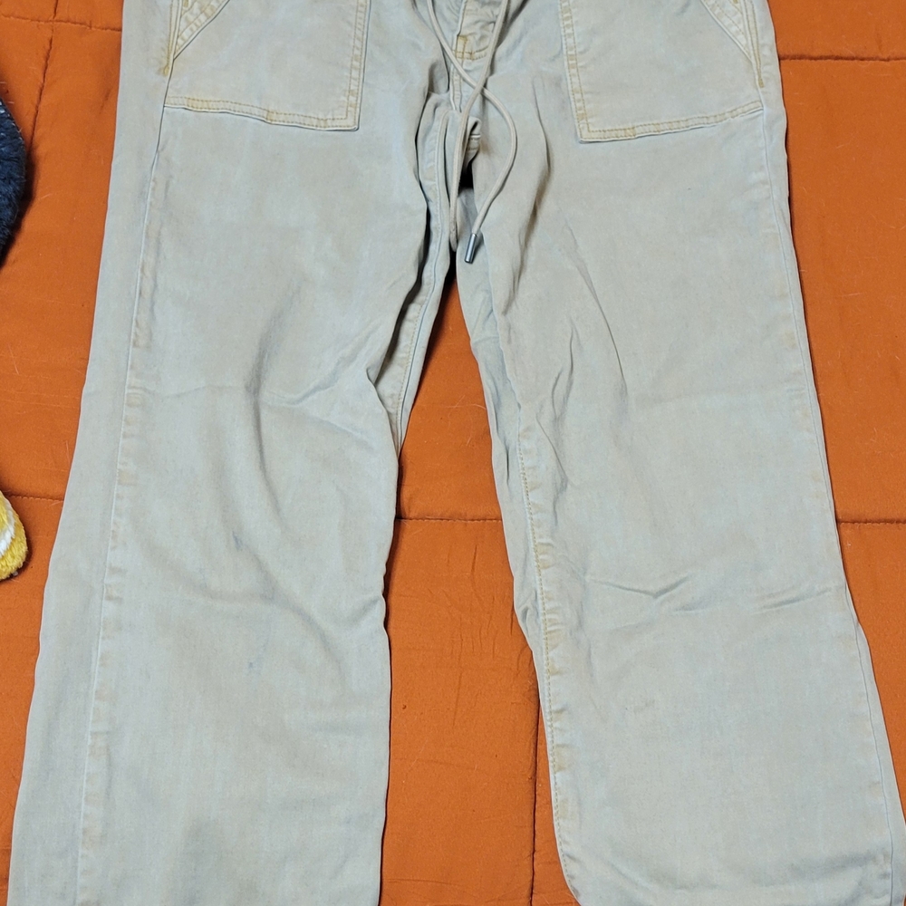 American Eagle Outfitters Woman's Light Tan Cargo Pants